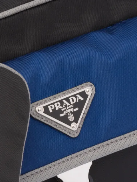 blue and black pradas