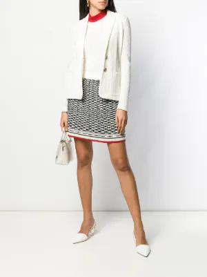 Two Tone Design Skirt