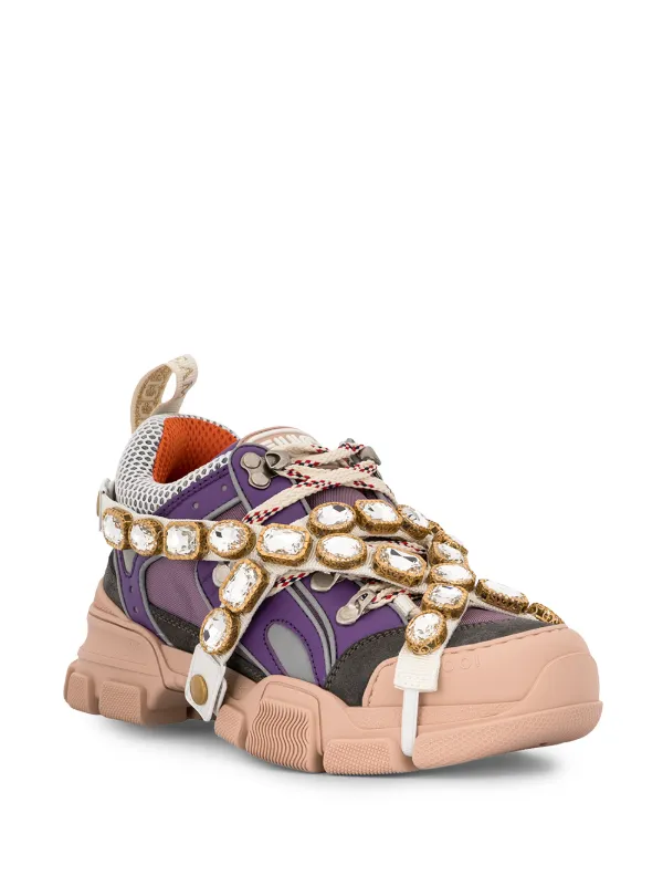 gucci flashtrek chunky sneakers