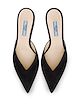 Prada pointed suede mules