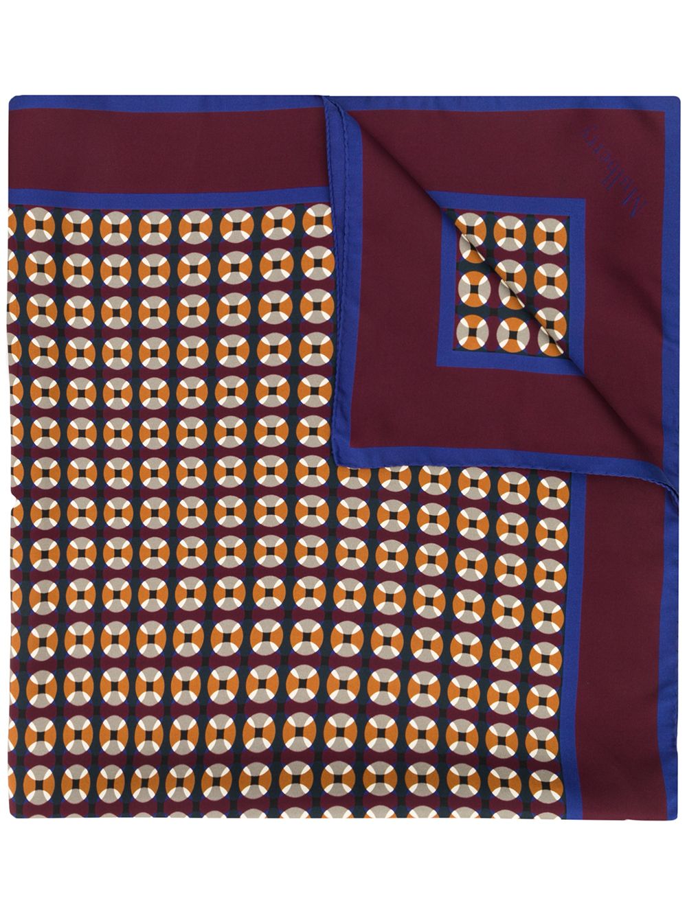 фото Mulberry платок с геометричным принтом