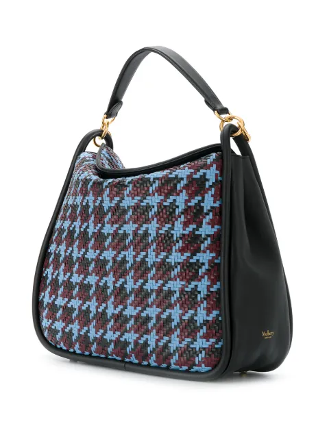 houndstooth shoulder bag