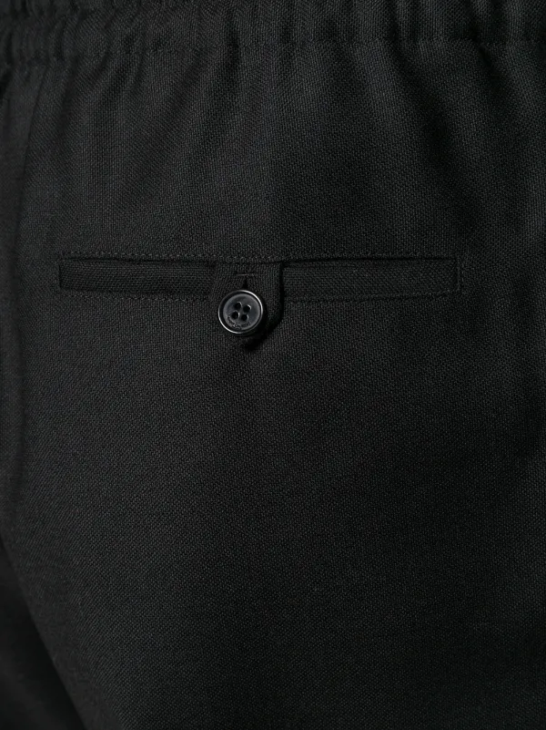 【送料&関税込】Saint Laurent Trouser Black Trousers with slits Saint Laurent - Straight Hem Pants