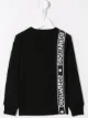 الصورة 2 من Dsquared2 Kids كنزة مخططة بشعار