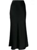 Galvan Valletta satin skirt - Black