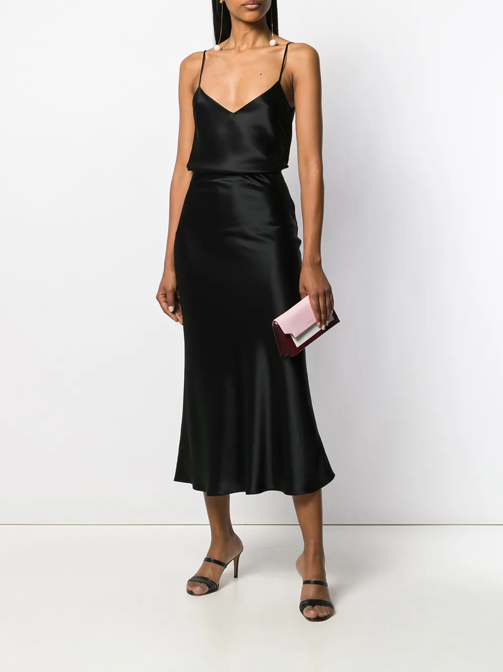 Galvan Valletta satin skirt | High-Waisted Skirts | Image 2