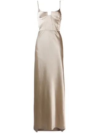 bustier evening dress