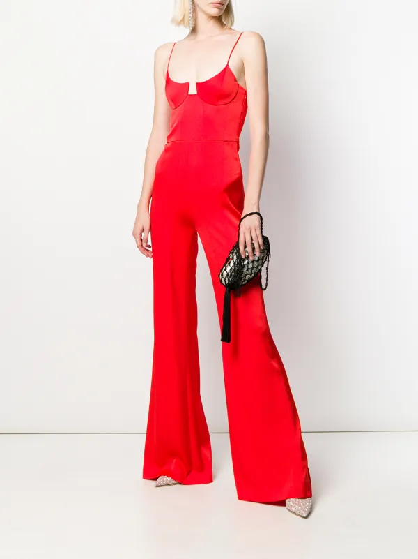 galvan red jumpsuit