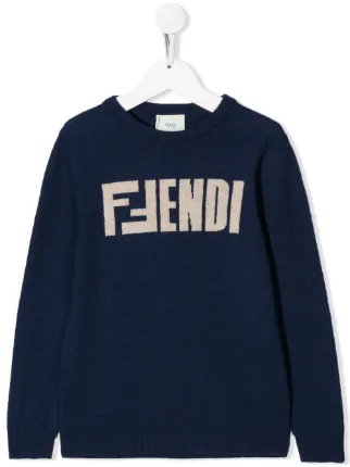 blue fendi jumper