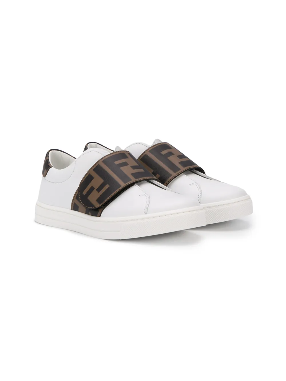 Fendi Kids кеды с логотипом Fendi Kids кеды с логотипом