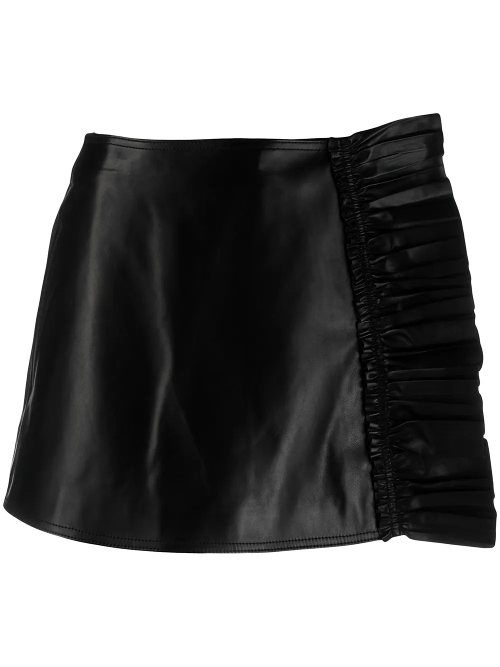 Valentino Garavani Shorts met ruche afwerking Zwart