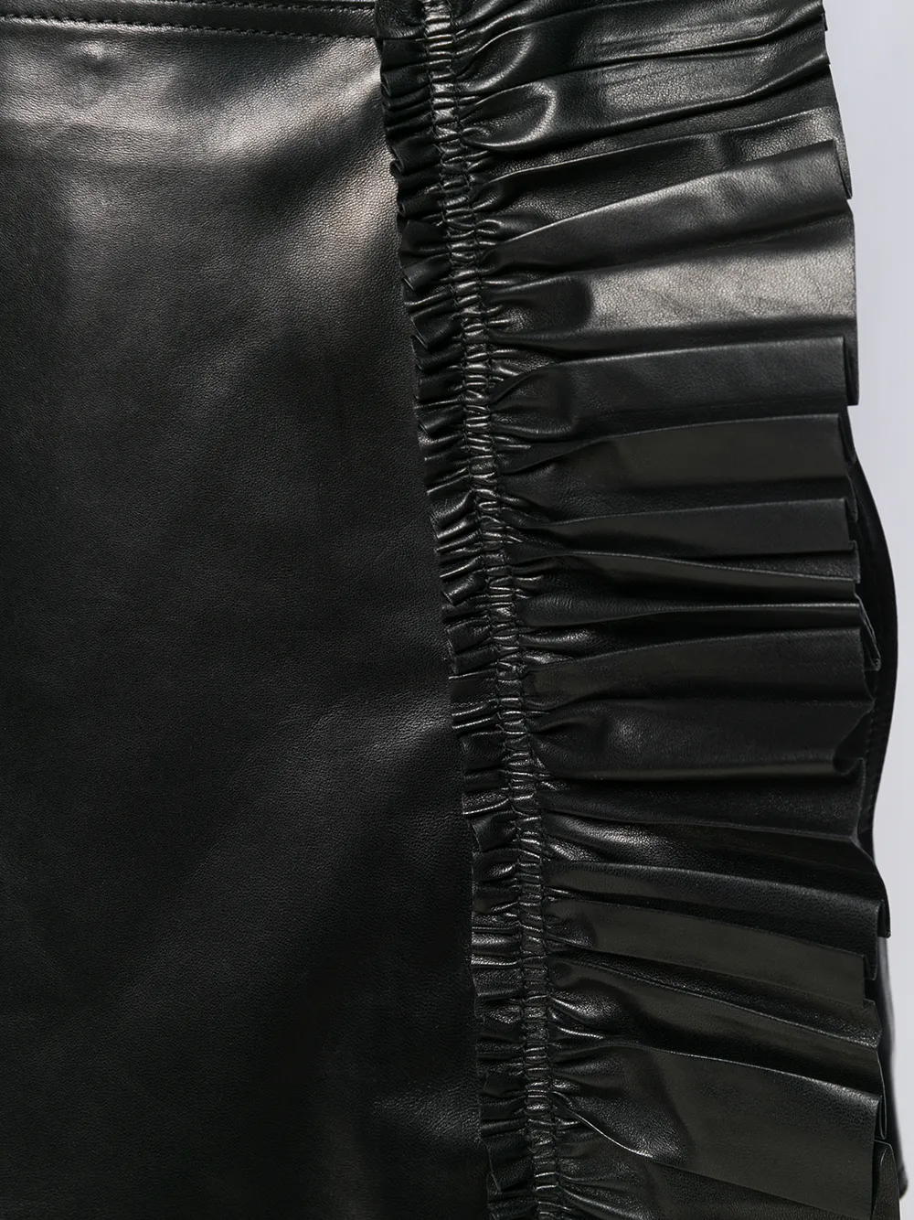 Valentino Garavani Shorts met ruche afwerking Zwart