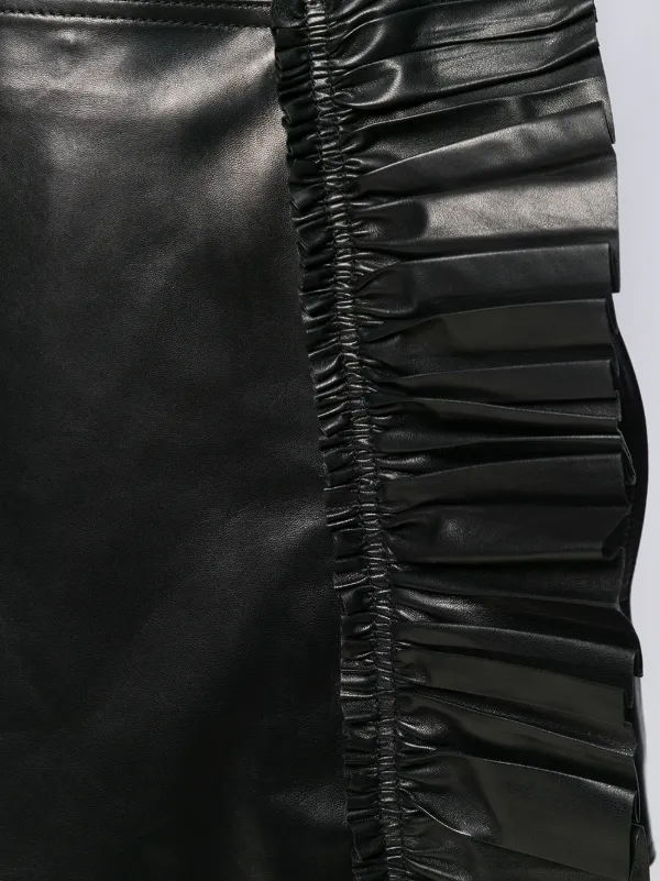 VALENTINO フリル　ブラック　ショートパンツ Valentino Garavani フリルトリム ショートパンツ | ブラック