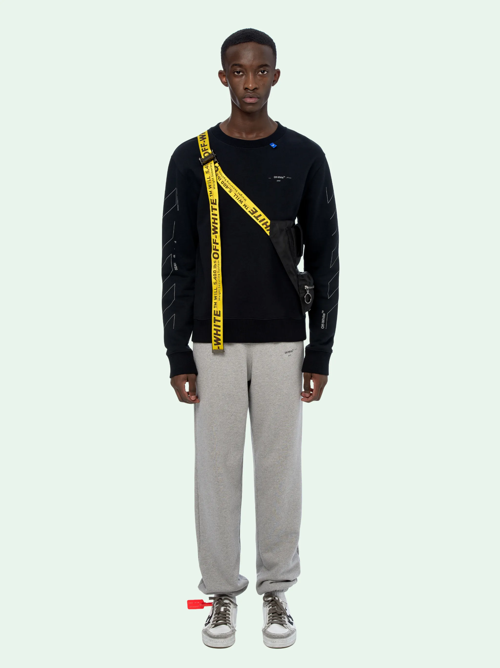 DIAG UNFINISHED SLIM SWEATSHIRT | Off 