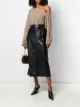 Image 2 of Nanushka Amas vegan leather sarong skirt