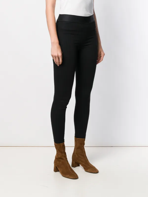 J Brand black denim-style leggings for 