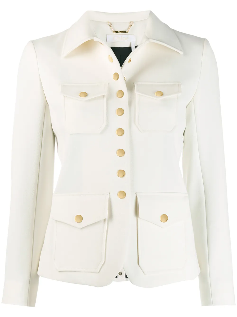 Chloé Jackets press stud jacket