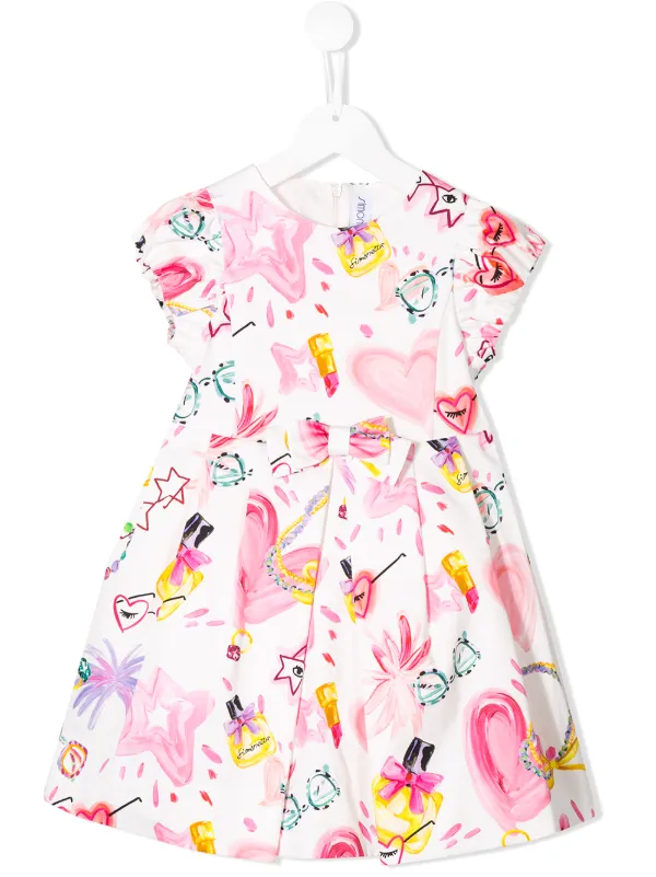 bow front midi dress