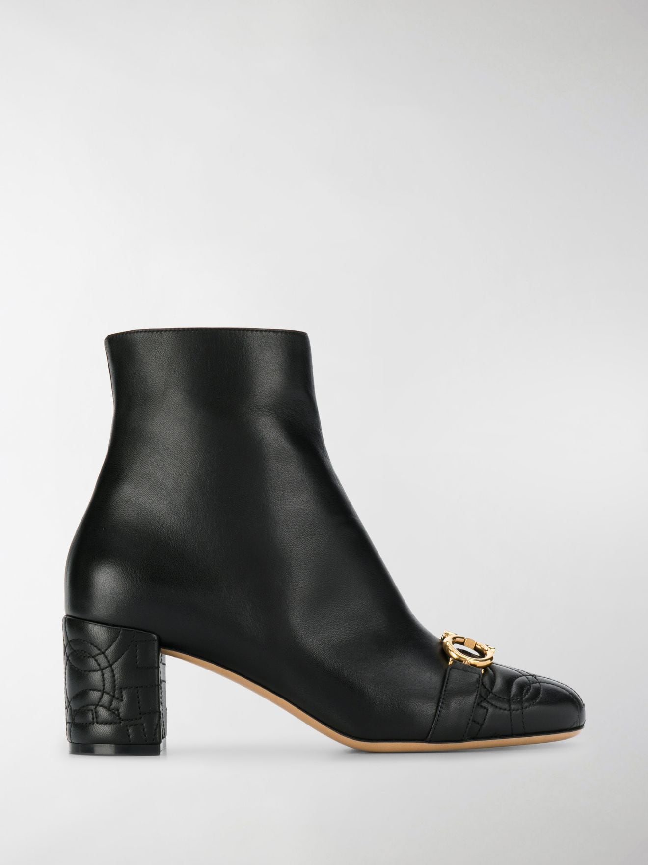 Ferragamo Gancini ankle boots black | MODES