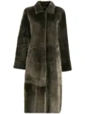 Liska oversized fur coat - Green