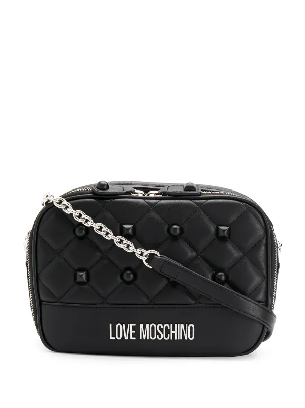 moschino black crossbody bag