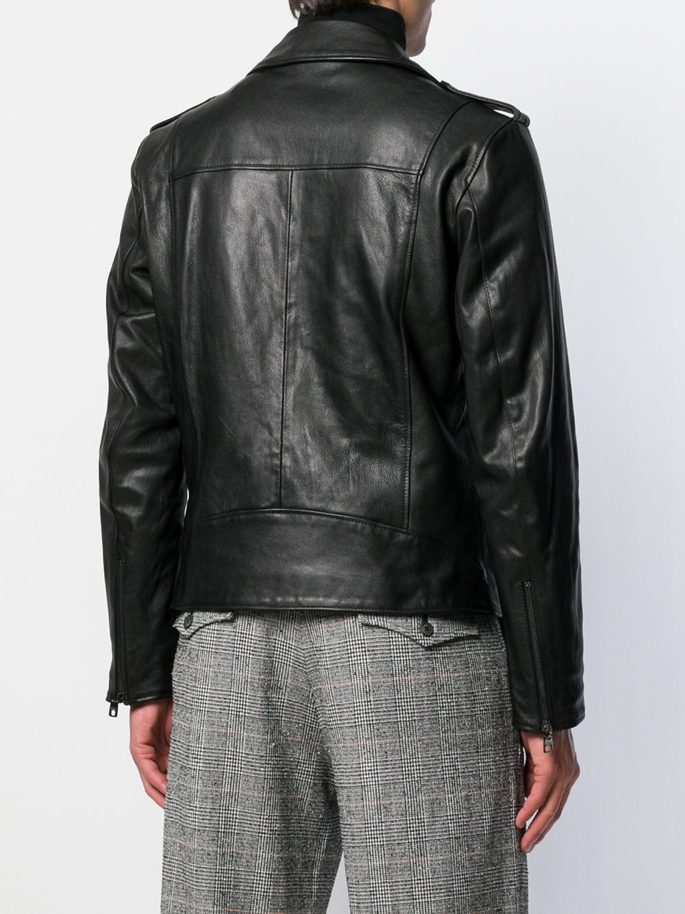 Dolce & Gabbana Leather Biker Jacket - Farfetch