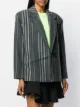 Versace Pre-Owned سترة كلاسيكية مخططة