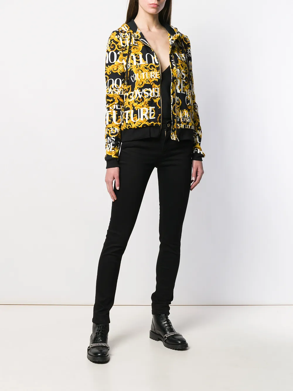 Versace Jeans Couture Skinny jeans Zwart