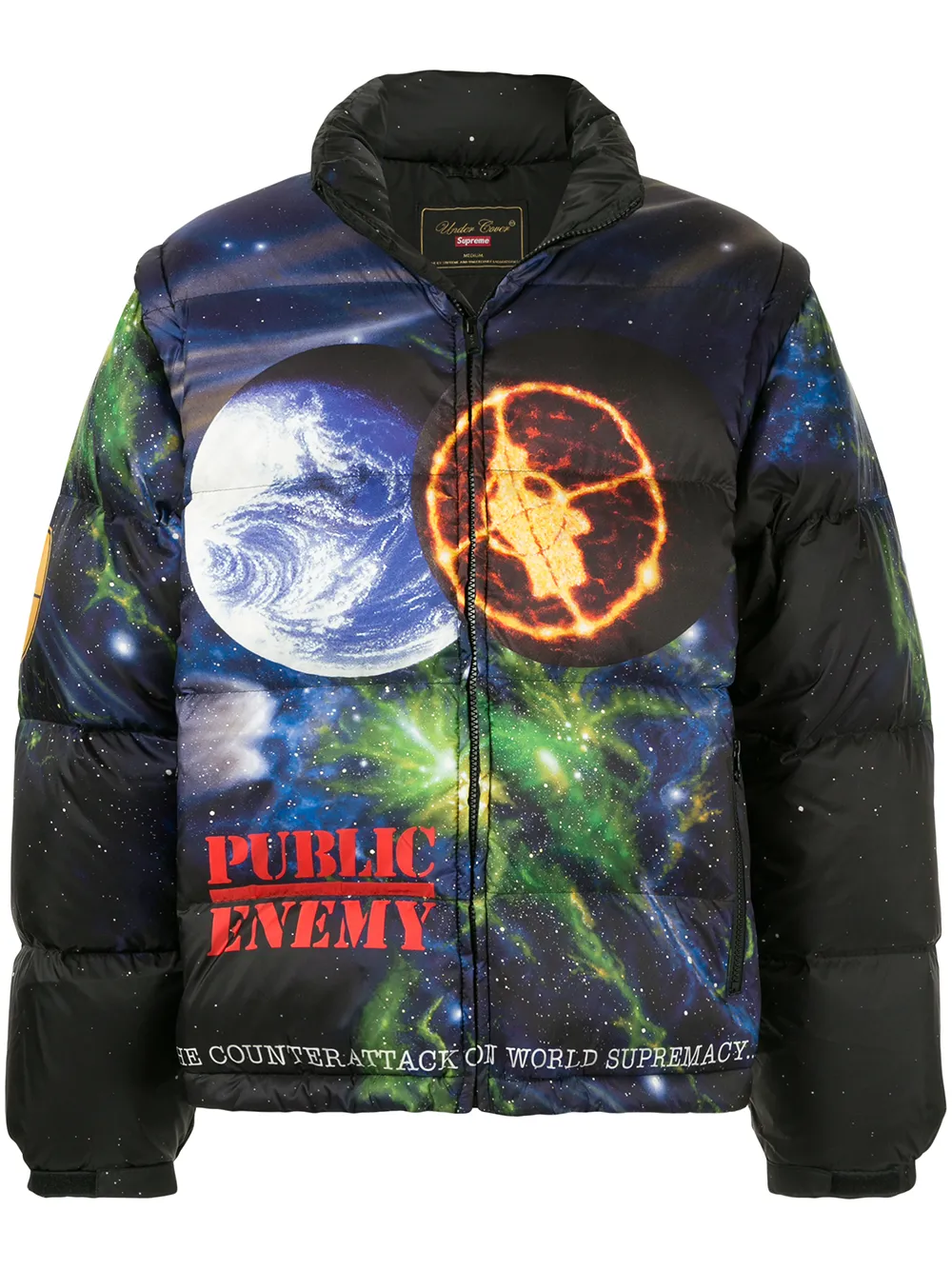 Supreme x Undercover x Public Enemy Puffy Jacket - Farfetch