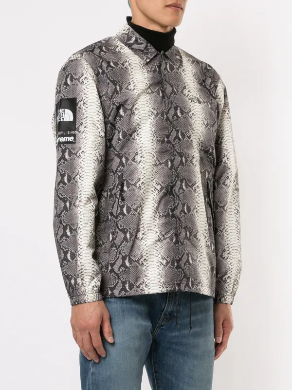 Supreme x The North Face snakeskin-print Taped Seam Jacket - Farfetch