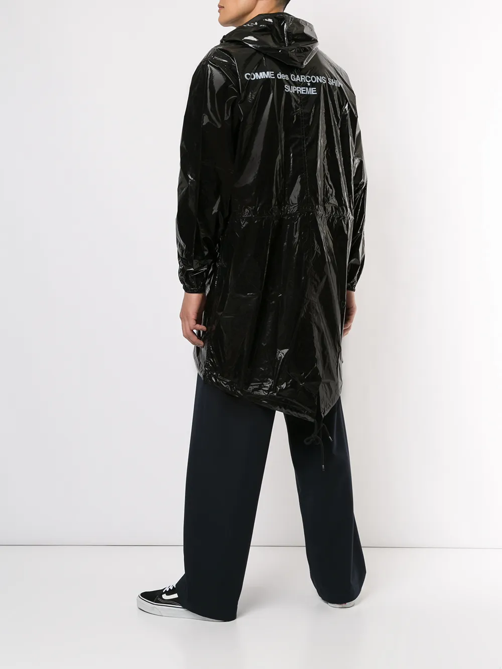 x Comme Des Garçons shirt fishtail parka