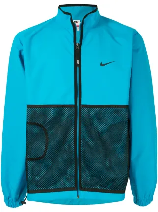 Supreme nike trail cheap running jacket blue