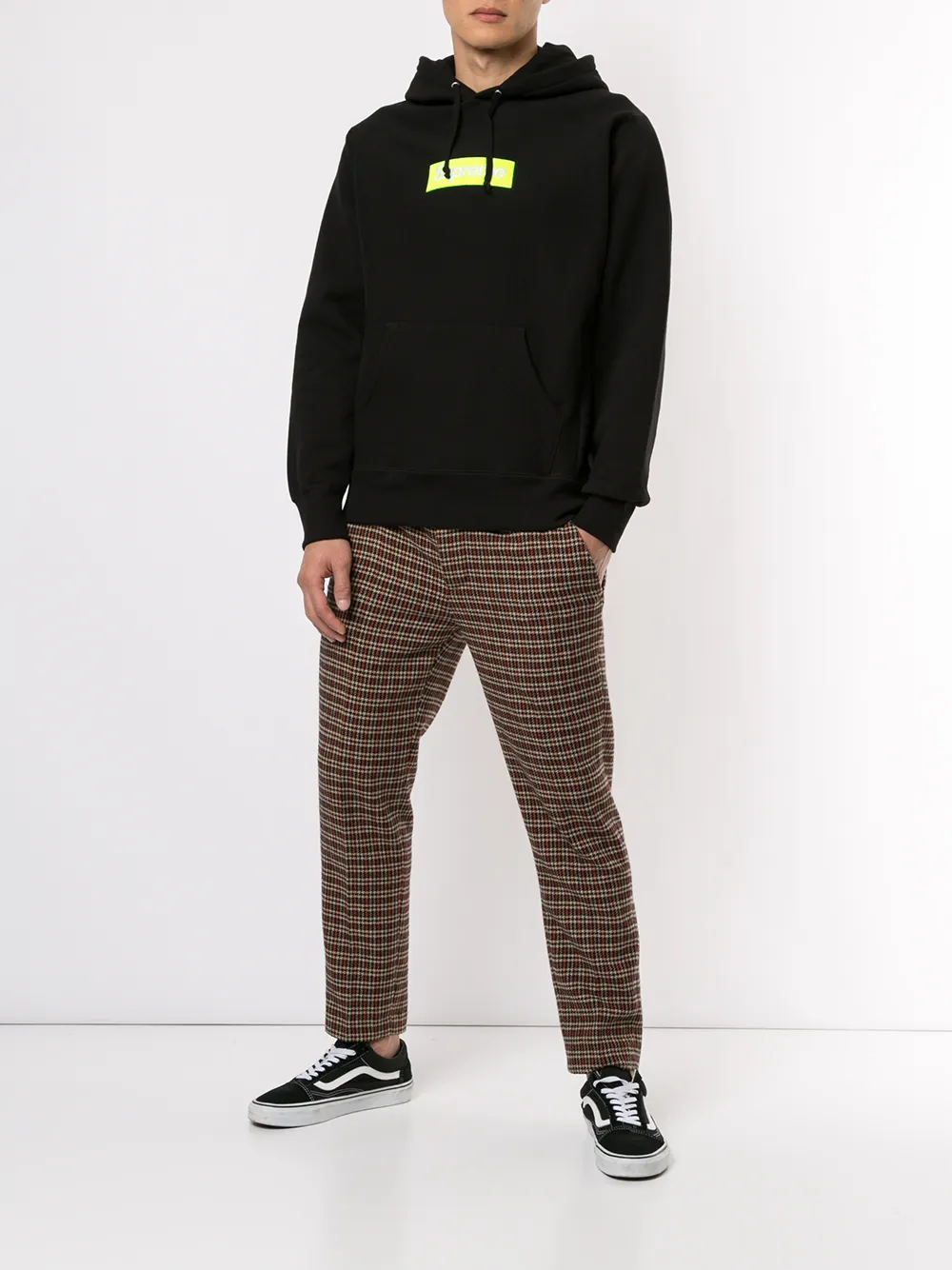 Supreme Sweater met capuchon - Zwart