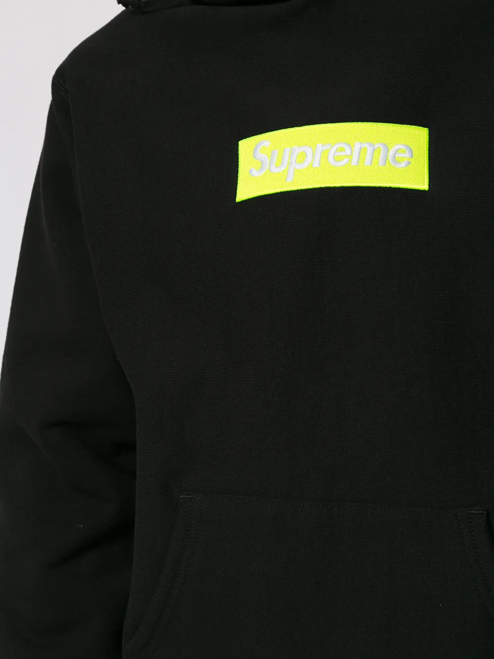 Shop Supreme Box Logo Hooded Sweatshirt In Black