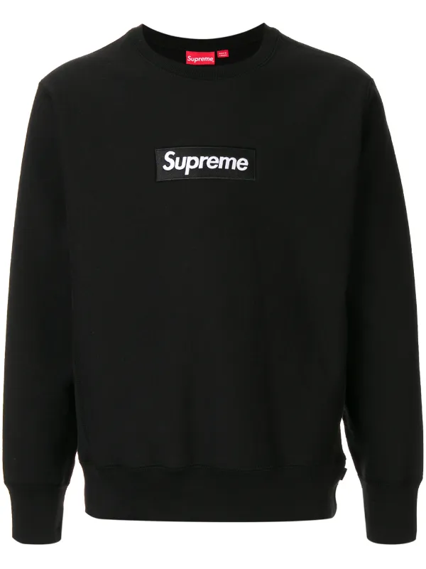 Supreme Box Logo Crewneck blue M-