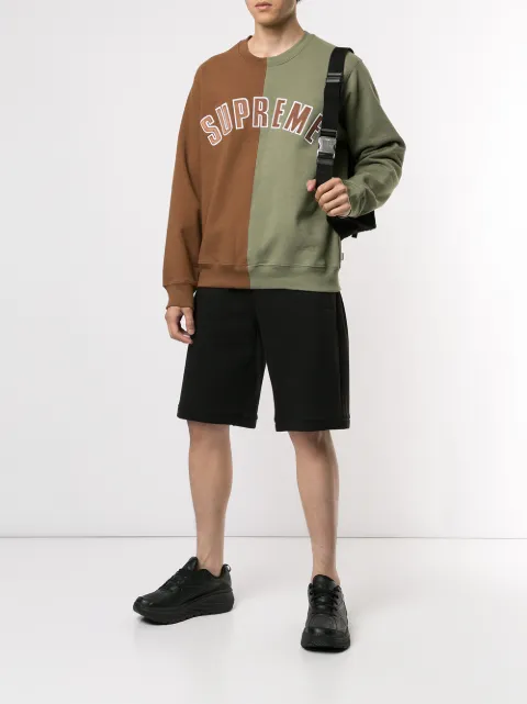 split crewneck supreme