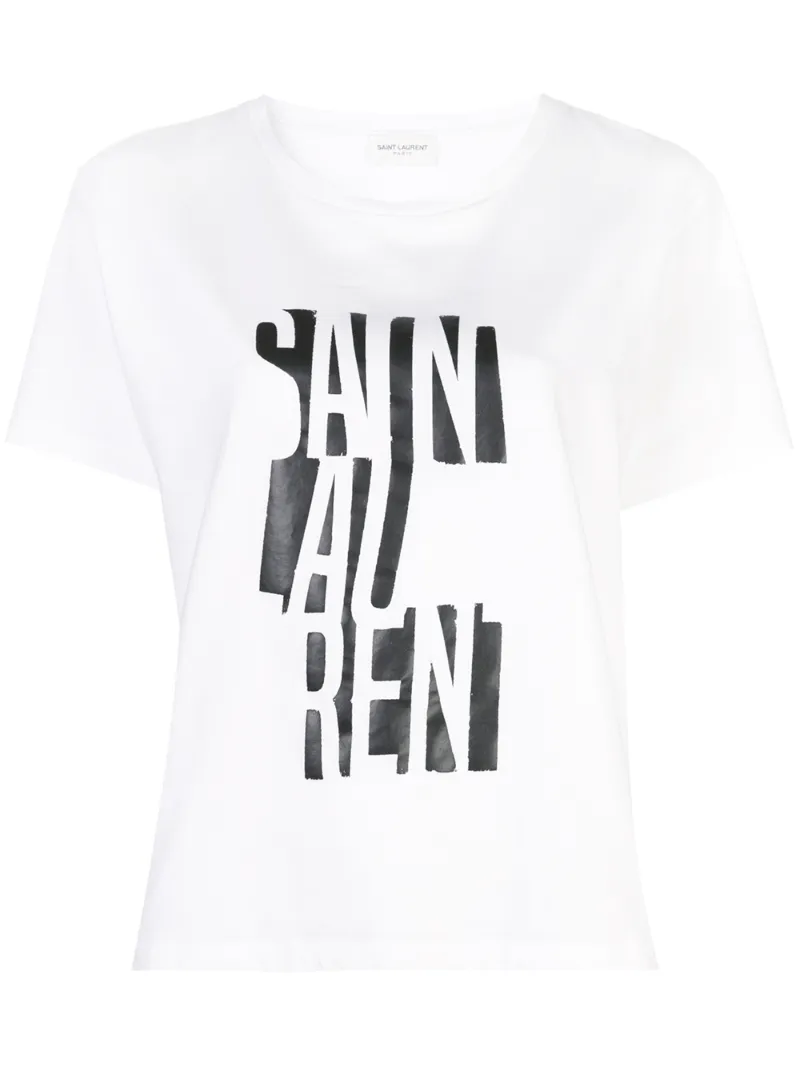 Saint Laurent футболка с логотипом