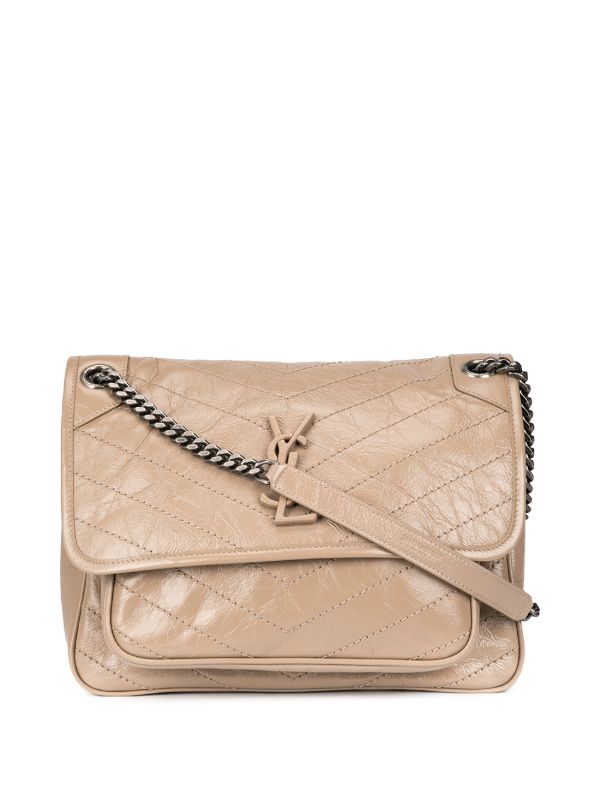 saint laurent medium niki leather shoulder bag