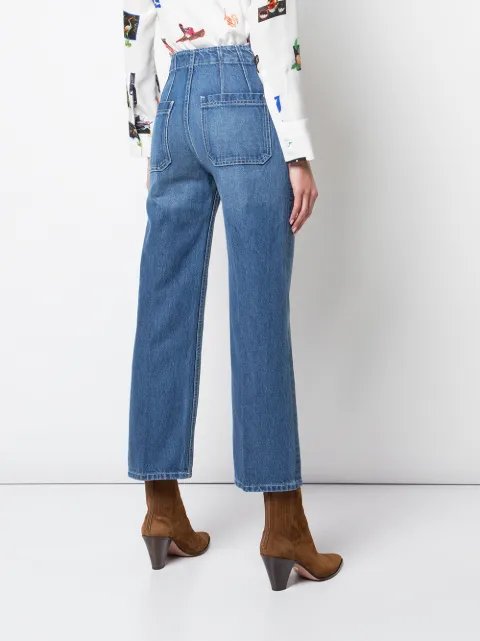 Blue Reformation Eloise Jeans For Women 