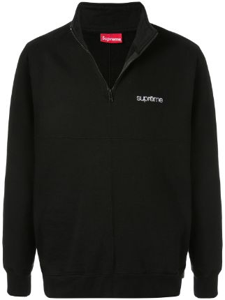 supreme half zip sweatshirt