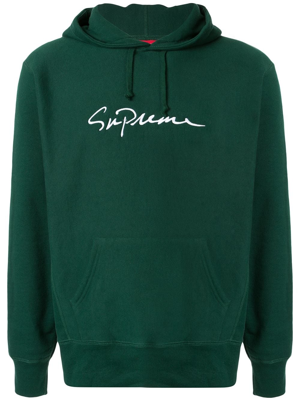 supreme classic script hoodie