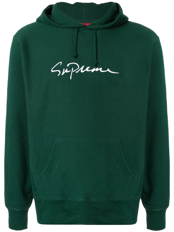 supreme classic script hooded