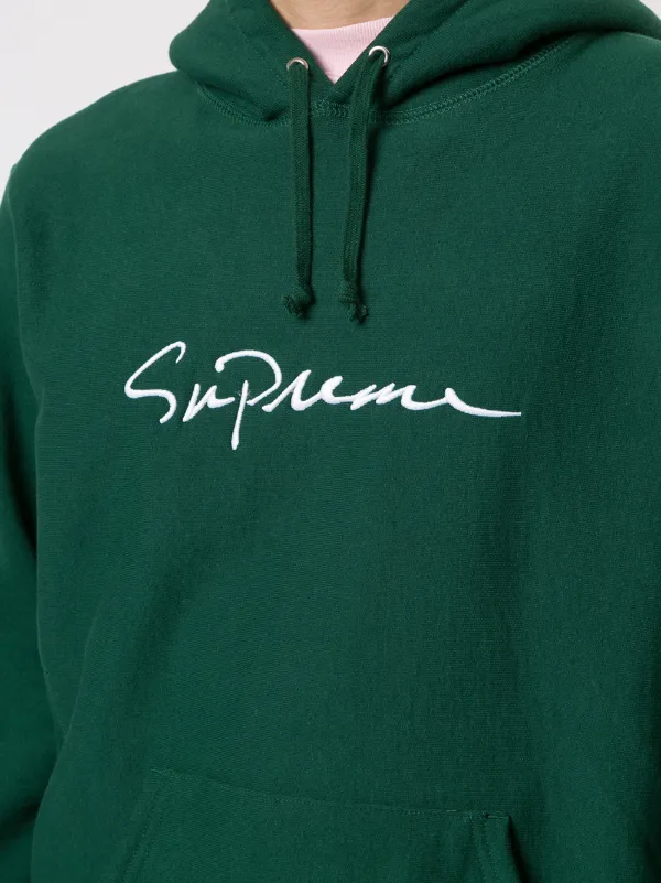 saint laurent script hoodie