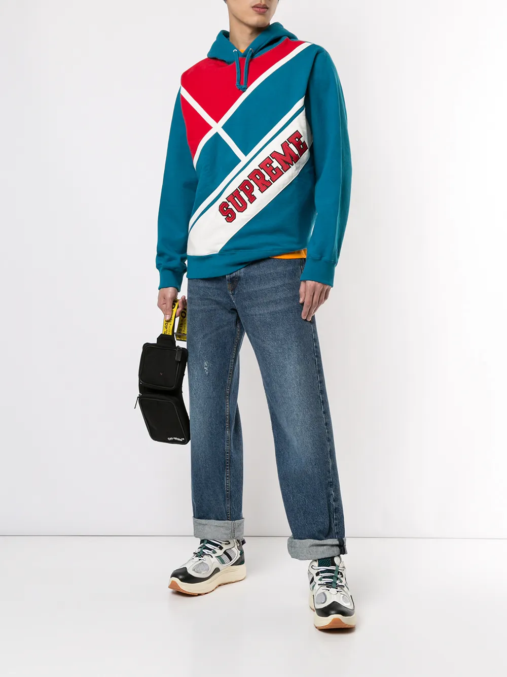 diagonal supreme hoodie