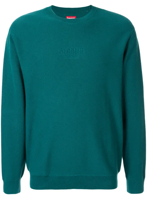 supreme green sweater