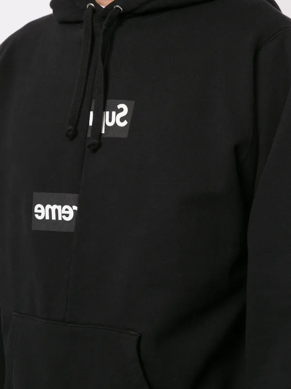 Supreme hoodie shop split logo