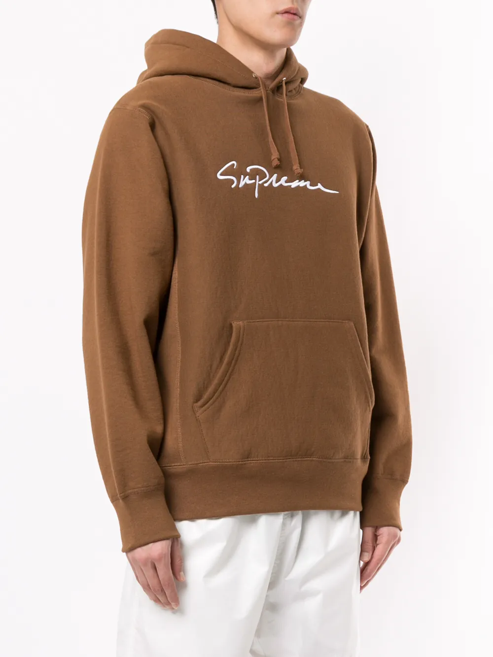 фото Supreme худи с логотипом