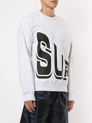 supreme side arc crewneck