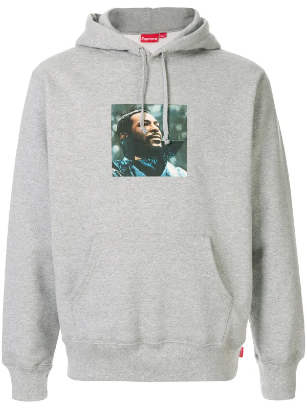 トップス Supreme Marvin Gaye Hooded Sweatshirt M Supreme Marvin Gaye Hooded Sweatshirt Black Men's - FW18 - US