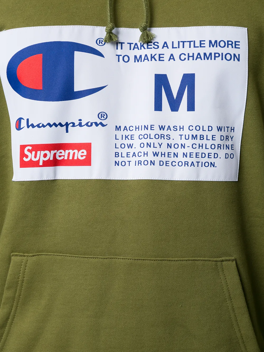 Supreme Sweater met capuchon Groen